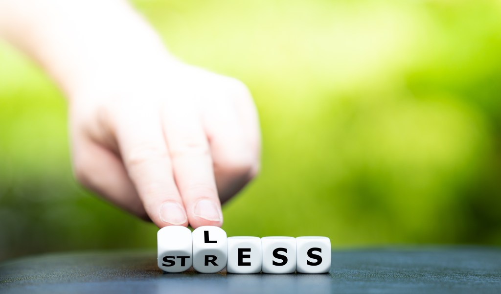 Less stress shown by letter die